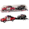 Lean Toys Žaislinis policijos visureigis su priekaba