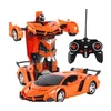 Auto Nuotoliu valdomas raudonas robotas transformatorius