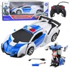 Lean Toys Nuotolinio valdymo policijos automobilis-robotas 1:18