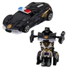 Lean Toys Žaislinis automobilis-robotas 2in1 policijos sportinis