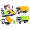 Žaislinis šiukšliavežės automobilis Lean Toys, 13x7x5 cm, 1 vnt