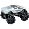 Lean Toys Nuotoliniu būdu valdomas sidabrinis pikapas 1:16