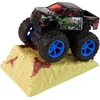 Lean Toys Žaislinis Monster Truck sunkvežimis su traukimo mechanizmu ir guminių padangų sistema