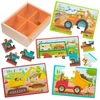 B Toys B Žaislai - B Dėlionės Statybinės Transporto Priemonės (702205)
