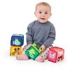 Baby Einstein Mažylis Einšteinas – minkšti kaladėlės „Alpha Stacks™“ (BE-17304)
