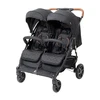 Babytrold OS2 dvigubas vežimėlis – juodas