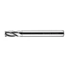 Grąžtas Baildon DIN 6527 L FWP4L 6 mm karbido freza, VHM TiAlN, Z4, 57–10 mm