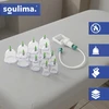 Dėlionė Iso Trade SOULIMA Gydymo puodeliai vakuuminiam masažui, 12 puodelių su siurbliu