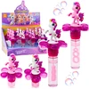 Lean Toys Muilo burbulai su vienaragiu, sukinėjasi gėlė, LED šviesa, 20 cm