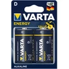Bateria VARTA LR20 ENERGY šarminės baterijos, 2 vnt./bl.