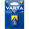 Bateria VARTA LR9V Longlife Power baterijos, 1 vnt./blisterinėje pakuotėje.