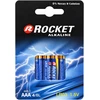 Baterie 10 x 4vnt. Alkaliczne Rocket RL03 AAA 1,5V LR3 Bateria Rinkinys Paluszki