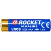 Baterie 10 x 4vnt. Alkaliczne Rocket RL03 AAA 1,5V LR3 Bateria Rinkinys Paluszki