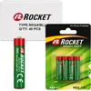 Baterie 10x4 Szt Rocket Cynkowo-Węglowa Paluszki AAA R03 1,5V Rinkinys Baterii