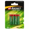 Baterie 10x4 Szt Rocket Cynkowo-Węglowa Paluszki AAA R03 1,5V Rinkinys Baterii