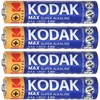 Baterie „Kodak MAX Alkaline AAA LR03“ baterijos, 4 vnt.