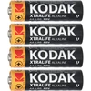 Baterie „Kodak XTRALIFE“ šarminės AA LR6 baterijos, 4 vnt.