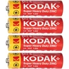 Baterie „Kodak ZINC“ itin galingos AA LR6 baterijos, 4 plėvelės