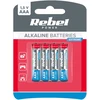 Baterie REBEL EXTREME LR03 šarminės baterijos, 4 vnt./bl.