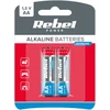 Baterie REBEL EXTREME LR06 šarminės baterijos, 2 vnt./dėžutėje.