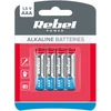 Baterie REBEL LR03 šarminės baterijos, 4 vnt./dėžutėje.