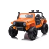 Lean Cars Akumuliatorinis dvivietis automobilis vaikams XB-1118 4x4, oranžinės spalvos