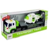 Žaislinio autotrasporterio ir malūnsparnio rinkinys Lean Toys, baltas/žalias, 2 d.