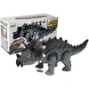 Žaislinis dinozauras Triceratops su šviesos efektais