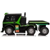 Lean Cars Vienvietis elektromobilis su priekaba Mercedes-Benz Axor XMX622, žalias