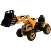 Lean Cars Elektromobilis traktorius-ekskavatorius su kaušu, oranžinis
