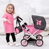 Bayer Design Bayer - Lėlių vežimėlis Cosy - Juodas/Rožinis (12760AA)