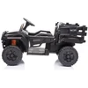 Lean Cars Vaikiškas elektrinis visureigis „Farmer Pick-Up“ (modelis BDM0926, juodas)