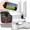 Belaidė lauko „Wifi IP“ kamera, 2 MP, „Full HD 1080p“, išmanioji aptikimo sistema, SD kortelė