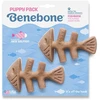 Benebone - Fishbone šuniukų žaislai, 2 vnt. pakuotėje - Mini - 12 cm - (81005421033)