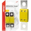 „Megaval MTA“ automobilio saugikliai, 2 vnt., 100 A, amio-03463