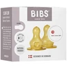 Bibs SEILINTUKAI - Kūdikio buteliuko čiulptukai, apvalūs, lateksiniai - 2 vnt. - Lėta tėkmė