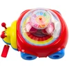 Lean Toys Vikšrinė Boružėlė Traukinukas Su Rutuliais Ir Laikrodžiu