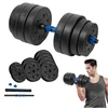 Reguliuojamas bituminis hantelis su jungtimi 1x20kg, REBEL ACTIVE