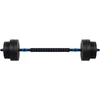 Reguliuojamas bituminis hantelis su jungtimi 1x20kg, REBEL ACTIVE