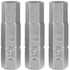 Bity Šešiakampiai antgaliai H6 x 25 mm, 3 vnt.