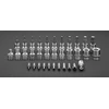 Bity Torx 3/8" antgalių rinkinys, 34 vnt.