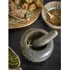 Bloomingville - Arazo Mortar Pestle - Žalias - Marble