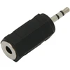 Blow 2207# Jack adapteris: 2,5 kištukas-3,5 lizdas, plastikinis stereofoninis