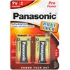 Blow 82-690# Bateria alkaliczna 9v 6lr61 panasonic pro power 2vnt.