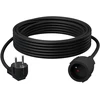 Blow PR-160 prailgintuvas, 1 lizdas su įžeminimu, 10 m, juodas, 3x2.5 mm, BLUETEC