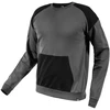 Bluza, COMFORT džemperis, pilkas ir juodas, M dydis