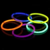 Lean Toys Neoniniai šviečiantys apyrankės rinkinys 5 vnt., lankstomi, 20 cm, vakarėliams, vaikams ir suaugusiems