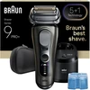 Barzdaskutė „Braun“ – 9 serijos „PRO+“ elektrinis skustuvas – „Pro SensoAdapt“, „SmartCare Center“, 9655CC – grafito pilkos spalvos