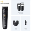 Braun BeardTrimmer 9 BT5520 barzdos kirpimo mašinėlė Baterija 40 2 cm „Wet & Dry“ Juoda