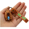 Lean Toys Pakabukas raktams silikoninis bebras su delfinu